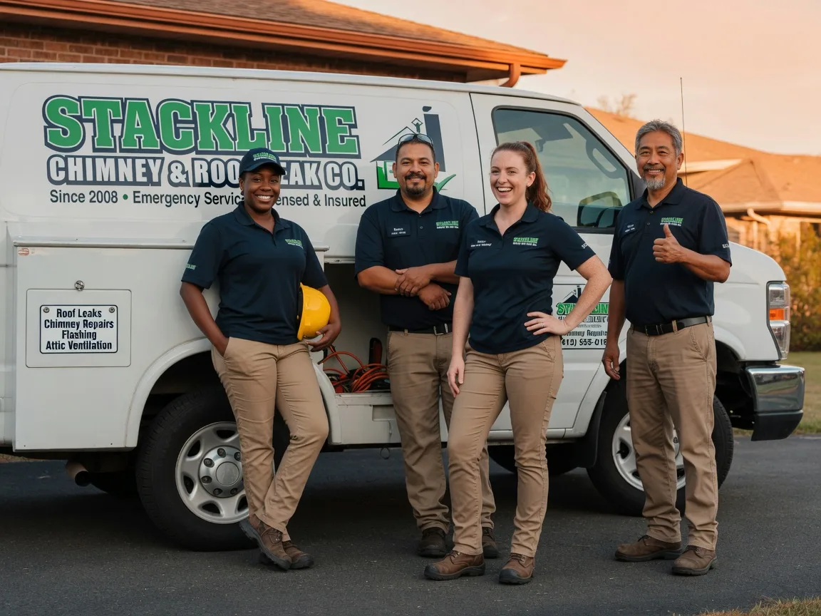 Chimney flashing repair company in Ansonia, OH